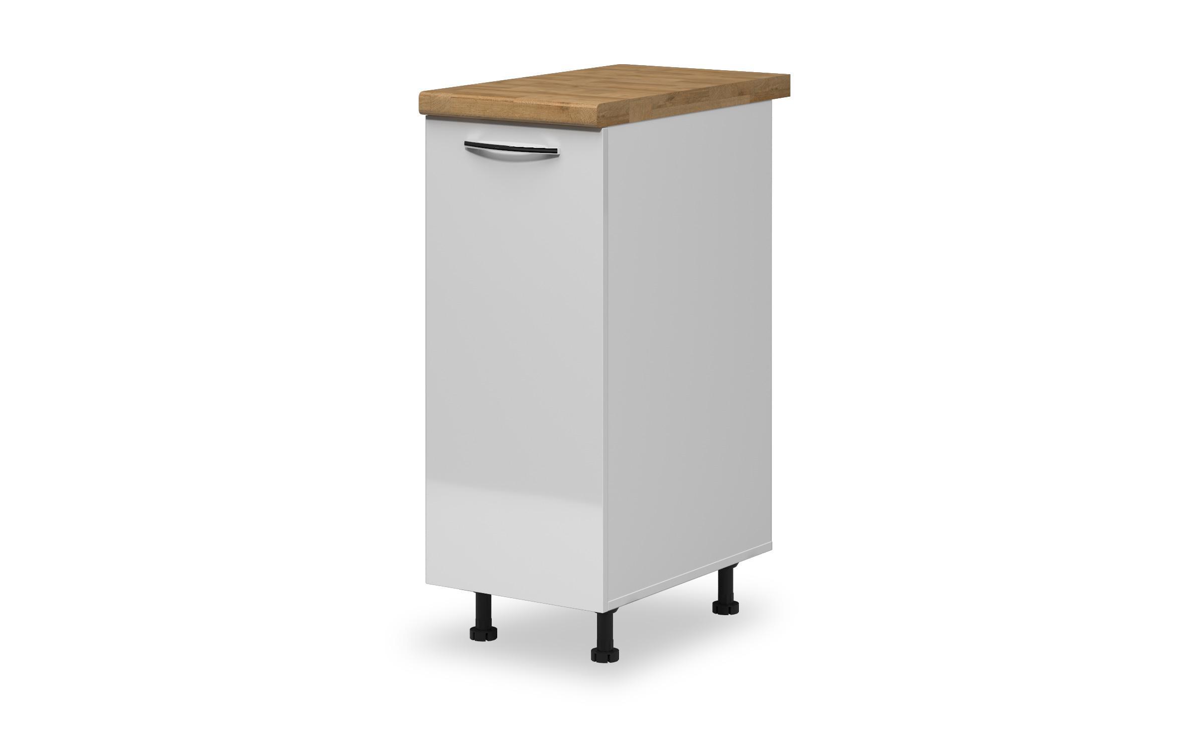 Kitchen cabinet Dakota 03, white gloss  1